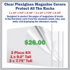 3/16" Clear Plexiglass Magazine Protector